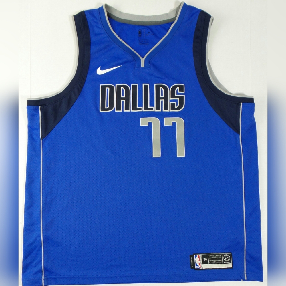 Authentic Nike Dallas Mavericks Luka Doncic Basketball Jersey Size Mens 56